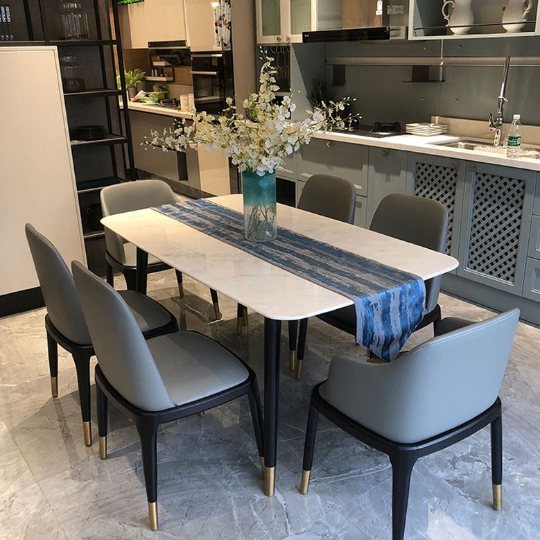 Rectangle Three-Color Dining Table Sintered Stone Table Luxury with 4 Legs Clearhalo ' dining_table' 'Dining Tables & Seating' 'Dining Tables' 'furn' 'furn_dining_table' 'Furniture' 'furniture_dining_table' 'Kitchen & Dining Furniture' 'kitchen&dining_furn' 'kitchen' 'kitchen_dining_table' 1200x1200_ec66f4d9-c8a8-4d7d-a086-dfca31ce962c