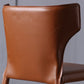Contemporary Style Wingback Chair Armless Leather Dining Chairs Clearhalo ' kitchen&dining_furn' 'Dining Chairs' 'Dining Tables & Seating' 'dining_chair' 'furn' 'furn_dining_chair' 'Furniture' 'furniture_dining_chair' 'Kitchen & Dining Furniture' 'kitchen' 1200x1200_ec677590-2fbd-4365-90d2-ae4e3332771b