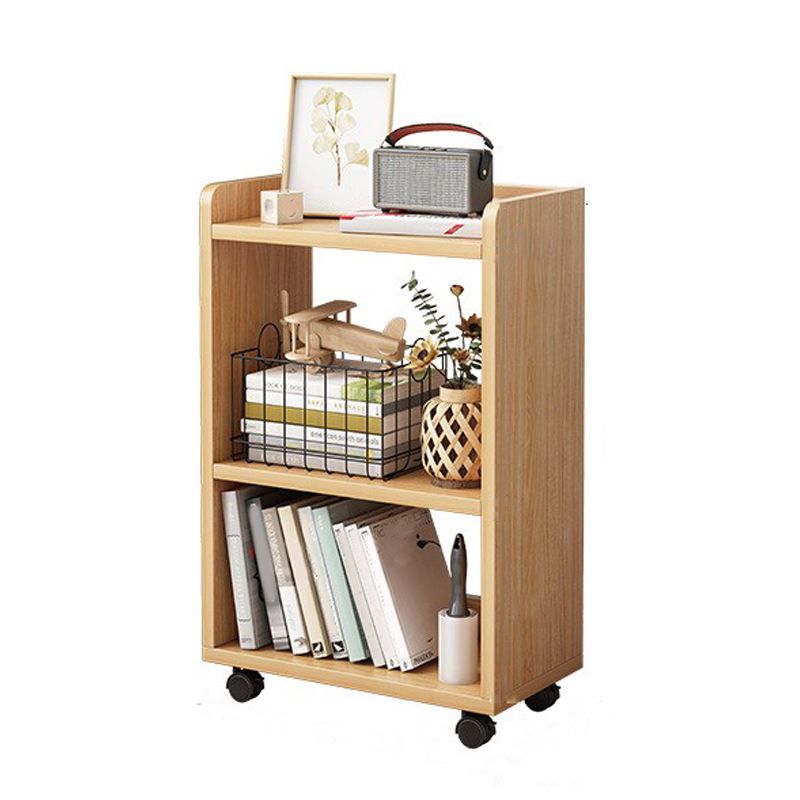 Contemporary Style Bookcase with Casters Bookshelf for Office and Dormitory Clearhalo 'Bookcases' 'furn' 'furn_bookcases' 'Furniture' 'furniture_bookcases' 'kitchen' 'kitchen_bookcases' 'Living Room Furniture' 'Office Furniture' 1200x1200_ec67c809-732d-497e-923c-e6e3976980dc