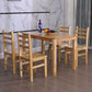 Contemporary Style Oak Dining Table 4 Legs Solid Wood Base Table for Home Clearhalo ' dining_table' 'Dining Tables & Seating' 'Dining Tables' 'furn' 'furn_dining_table' 'Furniture' 'furniture_dining_table' 'Kitchen & Dining Furniture' 'kitchen&dining_furn' 'kitchen' 'kitchen_dining_table' 1200x1200_ec683493-ee02-4447-879c-5d258a4ef1bf