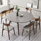 Modern Stone Dining Table 4 Ash Legs Dining Table for Dining Room