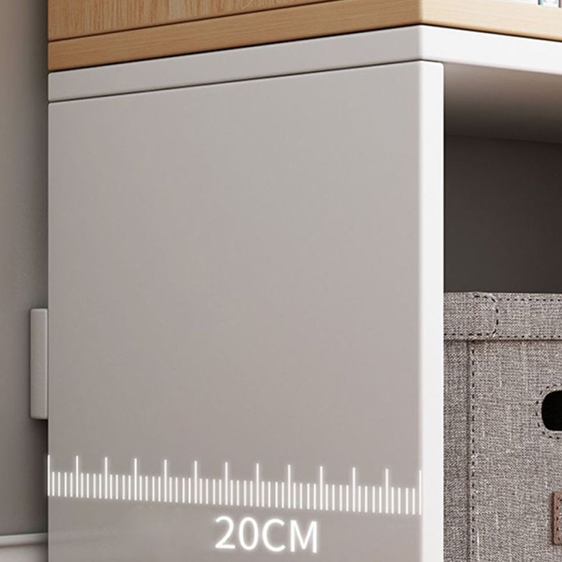 Contemporary Engineer Wood Bookshelf Open Back Bookcase,17.7"L x 7.9"W x 11"H Clearhalo 'Bookcases' 'furn' 'furn_bookcases' 'Furniture' 'Office Furniture' 1200x1200_ec6d7d00-74b9-45e6-acb3-c5d4ba2680b8