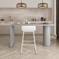 Ensemble de Table de Bar moderne 1/2 pièces, Table de comptoir en bois de pin avec tabourets hauts pour salle à manger