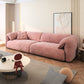 Modernismus Kissen Top Arm Arm Sofa 41,34-in D Leder Down Fill Sofa
