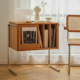 Moderner Stil Massivholz Bücherregal geschlossener Bücherregal mit Tür