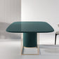 Rectangle Pine Solid Wood Table Modern Dining Table in Green with Trestle Base Clearhalo ' dining_table' 'Dining Tables & Seating' 'Dining Tables' 'furn' 'furn_dining_table' 'Furniture' 'furniture_dining_table' 'Kitchen & Dining Furniture' 'kitchen&dining_furn' 'kitchen' 'kitchen_dining_table' 1200x1200_ec746c17-0878-4da8-8990-44e2d2ad23b8