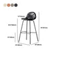 Living Room Matte Finish Leather Stool Scandinavian Footrest Barstool Clearhalo 'Bar Furniture' 'Bar Stools' 'bar_stools' 'furn' 'furn_bar_stools' 'Furniture' 'furniture_bar_stools' 'Kitchen & Dining Furniture' 1200x1200_ec756161-97a8-4d15-bfe6-88cc6d9d2876