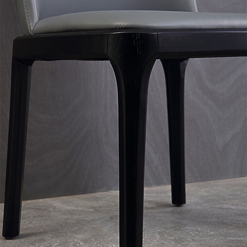 Contemporary Side Dining Chairs Faux Leather Kitchen Chairs for Home Clearhalo 'Dining Chairs' 'Dining Tables & Seating' 'dining_chair' 'furn' 'furn_dining_chair' 'Furniture' 'furniture_dining_chair' 'Kitchen & Dining Furniture' 1200x1200_ec7b1809-6ab5-4cd8-bb16-603c520ab1f8