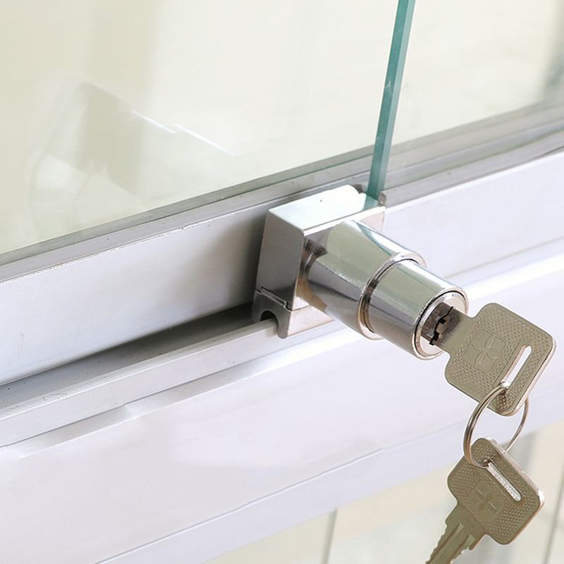 MODERNA METALLA METALE SETTORE DI VETRO CURIO CURIO in bianco/ oro