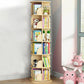 Scandinavian Style Bookshelf Closed Back Solid Wood Bookcase for Home Study Room Clearhalo 'Bookcases' 'furn' 'furn_bookcases' 'Furniture' 'furniture_bookcases' 'Office Furniture' 1200x1200_ec7d1237-abe0-420c-ad38-ab0251c078db
