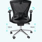 Modern & Contemporary Wheels Chair Microfiber Black High Back Chair Clearhalo 'furn' 'furn_office_chair' 'Furniture' 'Office Chairs' 'Office Furniture' 'office_chair' 1200x1200_ec7e2f8e-7b31-4efb-b4a7-9ccfb8dcd09f
