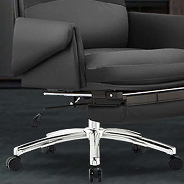 Modern No Arm Executive Chair Tilt Mechanism Managers Chair for Office Clearhalo 'furn' 'furn_office_chair' 'Furniture' 'Office Chairs' 'Office Furniture' 'office_chair' 1200x1200_ec7ee4b8-4b13-4550-b308-281a3ff4e525
