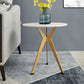 20" Tall Modern Marble Table Top End Table With Three Metal Legs Clearhalo 'Coffee & Accent Tables' 'End & Side Tables' 'end_side_table' 'end_side_tables' 'furn' 'furn_end_side_tables' 'Furniture' 'furniture_end_side_table' 'Living Room Furniture' 1200x1200_ec7f1297-a200-4932-ba6f-a36ea3f315c8
