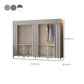 Foldable Metal Frame Wardrobe Armoire Freestanding Wardrobe with Shelves Clearhalo 'Armoires & Wardrobes' 'armoires_wardrobes' 'Bedroom Furniture' 'furn' 'furn_armoires_wardrobes' 'Furniture' 1200x1200_ec80a3a2-4132-4d48-a372-8673bf6378ca