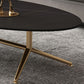 Glam Style Metal Base Cocktail Table Black and White Slate Top Coffee Table Clearhalo 'Coffee & Accent Tables' 'Coffee Tables' 'coffee_tables' 'furn' 'furn_coffee_tables' 'Furniture' 'Living Room Furniture' 1200x1200_ec812603-eb5d-4193-8390-365f178b46a7