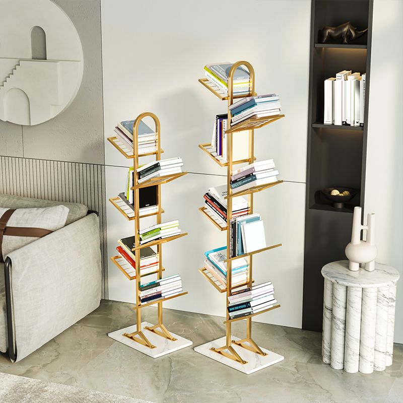 Minimalist Style Open Shelf Bookcase in Metal Material Shelves Clearhalo 'Bookcases' 'furn' 'furn_bookcases' 'Furniture' 'furniture_bookcases' 'kitchen' 'kitchen_bookcases' 'Living Room Furniture' 'Office Furniture' 1200x1200_ec815932-d01f-49c0-9ce5-4d391380dc12