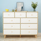 Commode de rangement contemporaine en bois avec 4/5/9 tiroirs