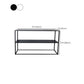 Contemporary Style Console Table Rectangle Metal Accent Table Clearhalo 'Console Tables' 'console_tables' 'Entry & Mudroom Furniture' 'furn' 'furn_console_tables' 'Furniture' 1200x1200_ec83918c-2872-4cd1-9f3c-a8bc81d4b731