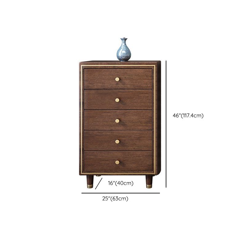 Glam Solid Wood Storage Chest Bedroom Chest in Brown with Drawers Clearhalo 'Bedroom Furniture' 'Dressers & Chests' 'dressers_chests' 'furn' 'furn_dressers_chests' 'Furniture' 1200x1200_ec85e3df-7410-4d85-bc7b-44643488edcb