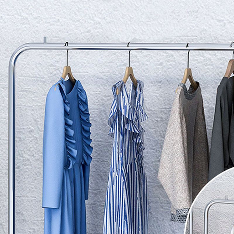 Industry Style Coat Rack Hanging Rail Metal Living Room Coat Hanger