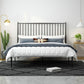 Modern Style Metal Slat Standard Bed with Rectangular Headboard Clearhalo 'Bedroom Furniture' 'Beds' 'furn' 'furn_beds' 'Furniture' 1200x1200_ec88b279-7bb8-4151-8a8b-f8eb1ffd121b