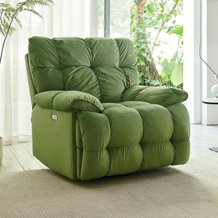 Contemporary Standard Recliner Solid Color Indoor Swivel Rocker Reclining Clearhalo 'Chairs & Seating' 'furn' 'furn_recliners' 'Furniture' 'Living Room Furniture' 'Recliners' 1200x1200_ec8a9a8d-3474-4ebd-8bf0-3c32a555f3af