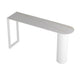 Cafe and Break-room Bistro Accent Dining Table Modern Stone Double Pedestal Counter Table Clearhalo 'Bar Furniture' 'Bar Tables' 'bar_tables' 'furn' 'furn_bar_tables' 'Furniture' 'furniture_bar_tables' 'Kitchen & Dining Furniture' 'kitchen&dining_furn' 'kitchen' 1200x1200_ec8e0067-c39d-416d-8b87-09f7bc83916e