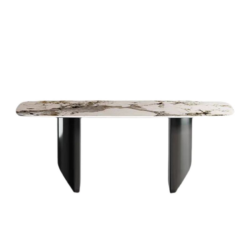 Modern Style Sintered Stone Dining Table Set 1/2/3/4/5/6/7 Pieces Dining Set Clearhalo 'Dining Room Sets' 'Dining Tables & Seating' 'dining_room_set' 'furn' 'furn_dining_room_set' 'Furniture' 'furniture_dining_room_set' 'Kitchen & Dining Furniture' 1200x1200_ec8eb8f0-8146-4876-b008-2c042e634a4f