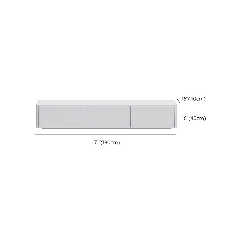 Engineered Wood TV Console Contemporary White Media Console with Drawers Clearhalo 'furn' 'furn_tv_stands_entertainment_centers' 'Furniture' 'Living Room Furniture' 'TV Stands & Entertainment Centers' 'TV Stands & Media Storage Furniture' 'tv_stands_entertainment_centers' 1200x1200_ec8ff336-e887-4b6c-ab17-476e283ffe25