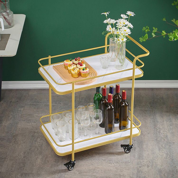 Tavolo da preparazione contemporanea ad alto rotolamento da 31,50 "tavolo da preparazione in legno