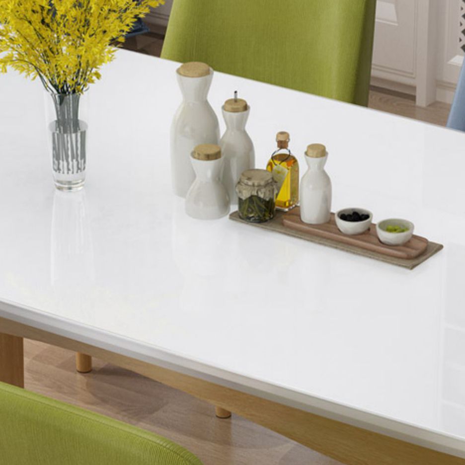 Modern Sintered Stone Table Set of 5/7 with Rectangle Table Dining Set with Leather Chairs Clearhalo 'Dining Room Sets' 'Dining Tables & Seating' 'dining_room_set' 'furn' 'furn_dining_room_set' 'Furniture' 'furniture_dining_room_set' 'Kitchen & Dining Furniture' 'kitchen&dining_furn' 'kitchen' 1200x1200_ec911f00-21e8-4363-9be4-566545319b16