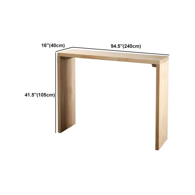 1/3/9 Pièces Rectangle industriel Table de pub ensemble Table de comptoir en bois avec tabourets sans dos