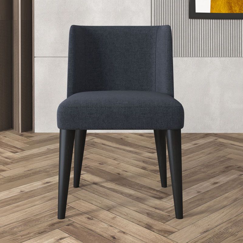Modern Chairs Dining Armless Chair with Wooden Legs for Kitchen Clearhalo ' kitchen&dining_furn' 'Dining Chairs' 'Dining Tables & Seating' 'dining_chair' 'Furniture' 'furniture_dining_chair' 'Kitchen & Dining Furniture' 'kitchen' 1200x1200_ec96a4ce-628e-47a4-845c-231cb7c0436c