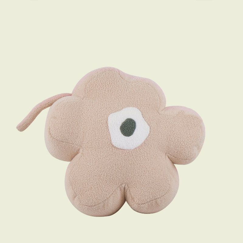 Contemporary Pouf Ottoman Velvet Upholstered Flower Shape Ottoman Clearhalo 'furn' 'furn_ottomans_poufs' 'Furniture' 'Living Room Furniture' 'Ottomans & Poufs' 'ottomans_poufs' 1200x1200_ec976713-80c6-4205-832a-f2e0b942f9f0