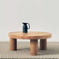Scandinavian Round Solid Wood Coffee Table Natural 3 Legs Cocktail Table Clearhalo 'Coffee & Accent Tables' 'Coffee Tables' 'coffee_tables' 'furn' 'furn_coffee_tables' 'Furniture' 'Living Room Furniture' 1200x1200_ec98d13d-7225-46fb-8d09-4f5b775c9999