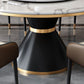 Glam Standard Marble Dining Table Round Shape Kitchen Dining Table with Pedestal Base Clearhalo ' dining_table' 'Dining Tables & Seating' 'Dining Tables' 'furn' 'furn_dining_table' 'Furniture' 'furniture_dining_table' 'Kitchen & Dining Furniture' 'kitchen&dining_furn' 'kitchen' 'kitchen_dining_table' 1200x1200_ec9a120e-f2bf-4eae-8234-02140f1393a6