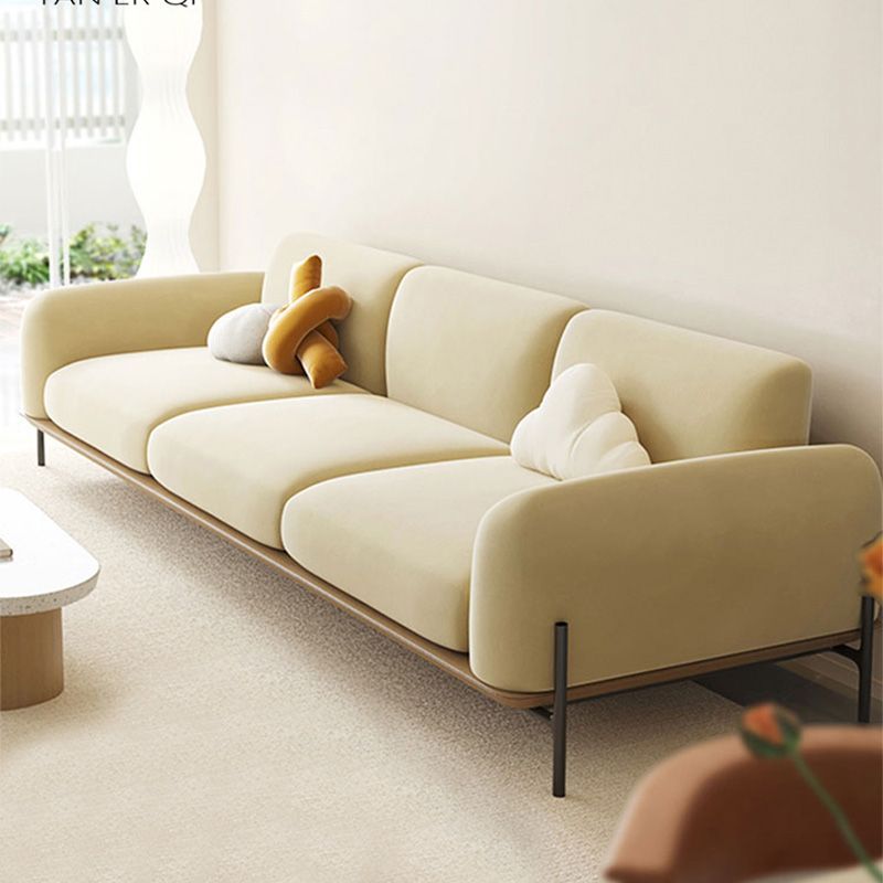 STANDE CONTEMPOURARY FUNX PELLE / VELVET SOFA DI SOTTO IN BEIGE