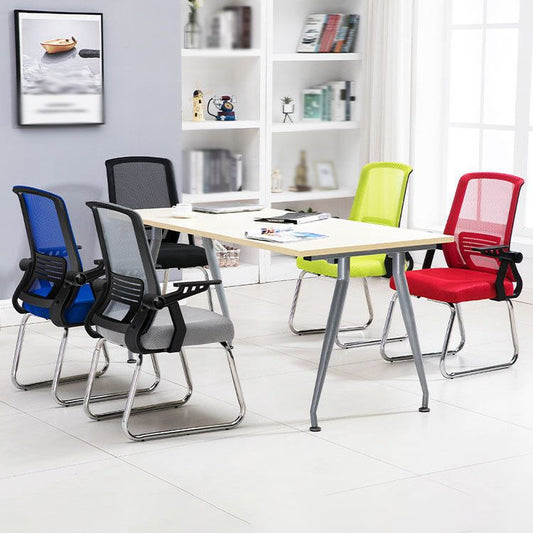 Silla de escritorio trasero de la espalda silla de oficina de armas ajustable contemporánea con ruedas