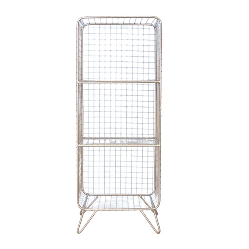 Metal Ladder Shelf Bookcase Glam Vertical Closed Back Book Shelf Clearhalo 'Bookcases' 'furn' 'furn_bookcases' 'Furniture' 'Office Furniture' 1200x1200_ec9eb497-96e7-4957-87e6-498403588f22