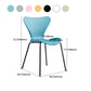 Contemporary Metal Dining Chairs Dining Armless Side Chair for Kitchen Clearhalo ' kitchen&dining_furn' 'Dining Chairs' 'Dining Tables & Seating' 'dining_chair' 'furn' 'furn_dining_chair' 'Furniture' 'furniture_dining_chair' 'Kitchen & Dining Furniture' 'kitchen' 1200x1200_ec9eef52-8892-4d06-9ebb-e3d4fca3604a