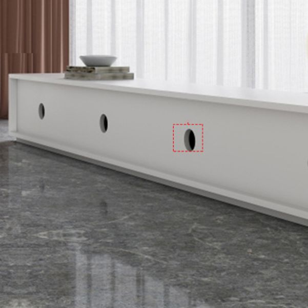 Wood TV Stand , Contemporary 3 / 4 / 6 - Drawers TV Stand - Ivory White Clearhalo 'furn' 'furn_tv_stands_entertainment_centers' 'Furniture' 'Living Room Furniture' 'TV Stands & Entertainment Centers' 'TV Stands & Media Storage Furniture' 'tv_stands_entertainment_centers' 1200x1200_eca18309-0ef6-4f98-8569-91e1f67ab748
