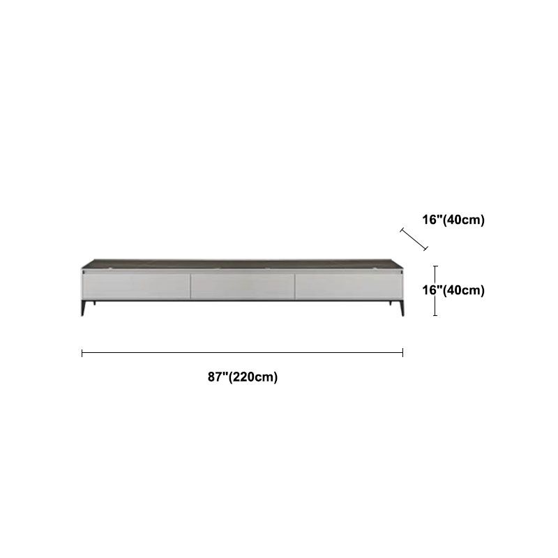 Stone Top Media Stand with Drawers Modern TV Media Console for Home Clearhalo 'furn' 'furn_tv_stands_entertainment_centers' 'Furniture' 'Living Room Furniture' 'TV Stands & Entertainment Centers' 'TV Stands & Media Storage Furniture' 'tv_stands_entertainment_centers' 1200x1200_eca99dba-99cc-4581-b4d4-64675f3a7509