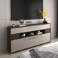 Moderna console TV multimediale Console porta TV in legno con 6 cassetti