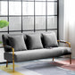 Modern Macaroon Velvet Sofa Tuxedo Arm Standard Tight Back Sofa Clearhalo 'furn' 'furn_sofas' 'Furniture' 'furniture_sofas' 'kitchen' 'kitchen_sofas' 'Living Room Furniture' 'Sofa' 'sofas' 1200x1200_ecad0848-626f-495f-b38d-c49ae2b2ea12