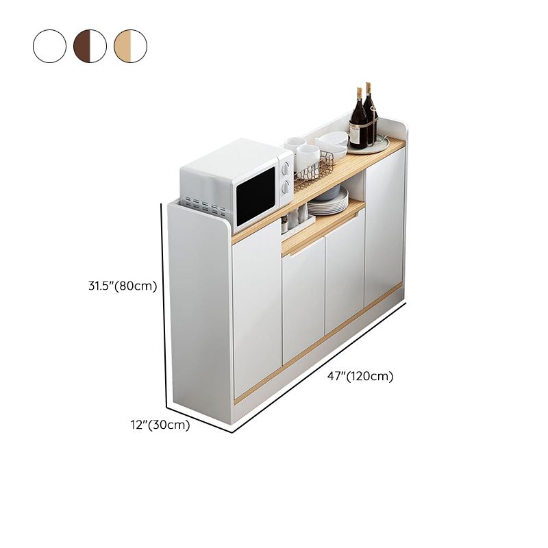 Server buffet a buffet da pranzo in legno con mobile e cassetto