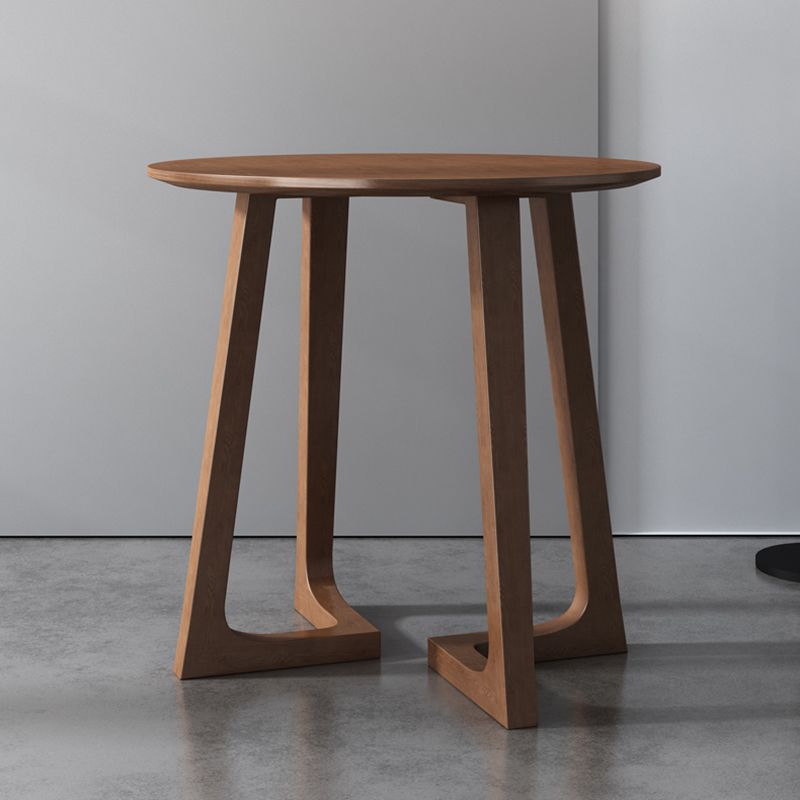 Solid Wood Brown Tone Dining Table Modern Double Pedestal Table for Dining Room Clearhalo ' dining_table' 'Dining Tables & Seating' 'Dining Tables' 'furn' 'furn_dining_table' 'Furniture' 'furniture_dining_table' 'Kitchen & Dining Furniture' 'kitchen&dining_furn' 'kitchen' 'kitchen_dining_table' 1200x1200_ecae17f0-e713-4b3c-a9a0-6d6328464809