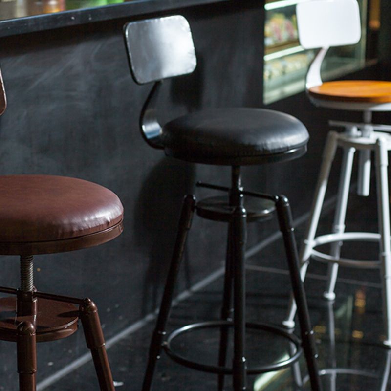 Industrial 4 Legs Barstool Adjustable Height Rotating Bar Stools Clearhalo 'Bar Furniture' 'Bar Stools' 'bar_stools' 'furn' 'furn_bar_stools' 'furniture_bar_stools' 'Kitchen & Dining Furniture' 'kitchen&dining_furn' 'kitchen' 'kitchen_furn' Furniture' 1200x1200_ecaf42a0-d882-4f5d-8877-6ebe9883a5b3
