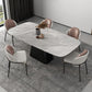 Modern Sintered Stone Dining Table Set 1/5/6/7 Pieces Dining Set for Home Use Clearhalo 'Dining Room Sets' 'Dining Tables & Seating' 'dining_room_set' 'furn' 'furn_dining_room_set' 'Furniture' 'furniture_dining_room_set' 'Kitchen & Dining Furniture' 1200x1200_ecb0b601-8406-427d-8582-396a237ccda2