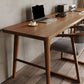 Modern Solid Wood Writing Desk Rectangle Office Desk with H-Shape Base