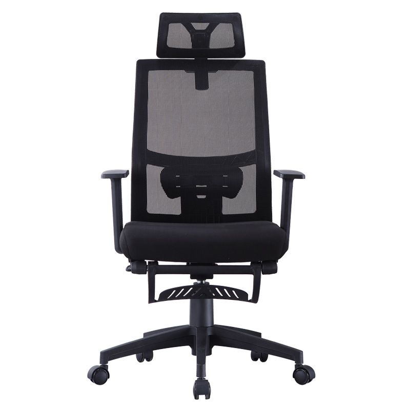 Modern Office Chair Fixed Arms Adjustable Seat Height Desk Chair with Wheels Clearhalo 'furn' 'furn_office_chair' 'Furniture' 'Office Chairs' 'Office Furniture' 'office_chair' 1200x1200_ecb2e5e2-2dab-4e80-9a57-36296aedc217